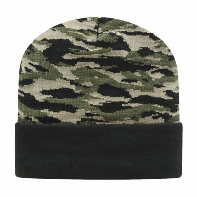 USA-Made Camo Cuffed Beanie Thumbnail