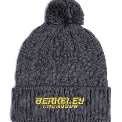 Cable Knit Pom-Pom Beanie Thumbnail