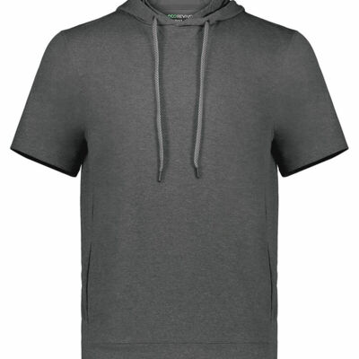 Men's Eco Revive™ Ventura Soft Knit Short Sleeve Hooded Sweatshirt Thumbnail