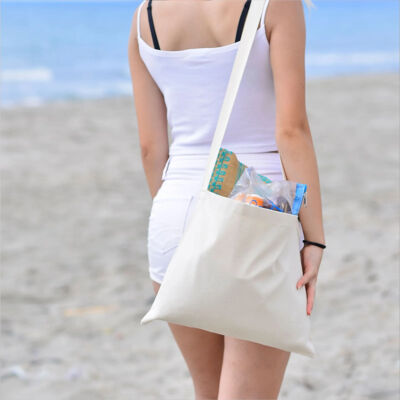 Small Messenger Canvas Tote Thumbnail