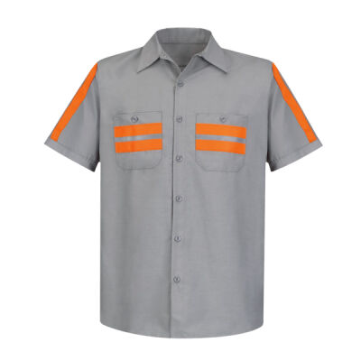 Men's Enhanced Visibility Industrial Work Shirt Thumbnail
