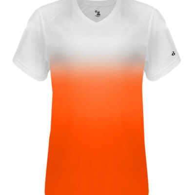 Women's V-Neck Ombre T-Shirt Thumbnail