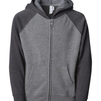 Toddler Lightweight Special Blend Raglan Zip Hood Thumbnail