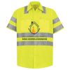 Men's High Visibility Safety Short Sleeve Work Shirt Thumbnail